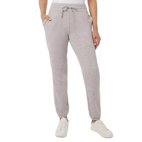 Ladies Jogger Soft Midweight Stretch Comfort Gray Size L 12/14 NWT! - Picture 4 of 5